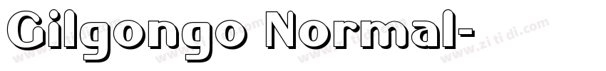 Gilgongo Normal字体转换